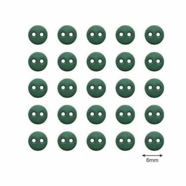 Imagem de Botão Small We Care About 6mm - 30 unidades - We  Care About, Verde Mu