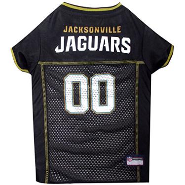 Imagem de NFL Jacksonville Jaguar Dog Jersey, camiseta PP roupa bonita para cães ou gatos e pequenos animais
