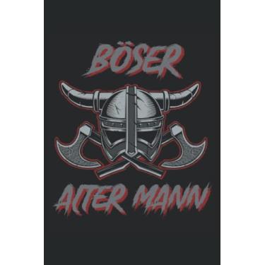 Imagem de Odin nordische mythologie Odin Wikinger mürrischer böser alter Mann Notizbuch 6x9 (ca. A5) 120 Seiten liniert: Odin nordische mythologie Odin ... fürs Büro, Schule und Uni oder Universität