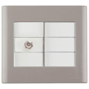 Imagem de Placa 6 Postos 4X4 Fendi