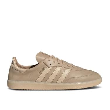 Imagem de adidas Samba Decon Tênis masculino, Magic Bege/Sand Strata/Dourado Metálico, 39