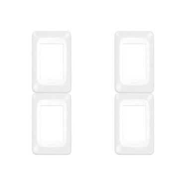 Imagem de Kit C/4 - Espelho Placa Pial Pop C/Suporte 4X2 3Int Lgp23...