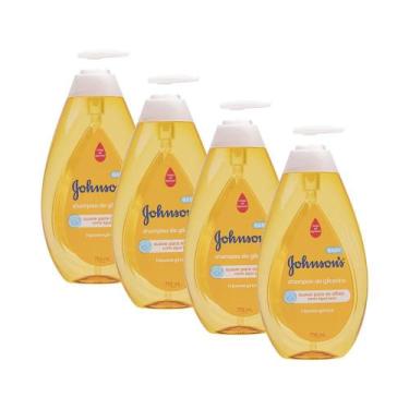 Imagem de Kit com 4 Shampoos Johnson's Baby Regular 750ml