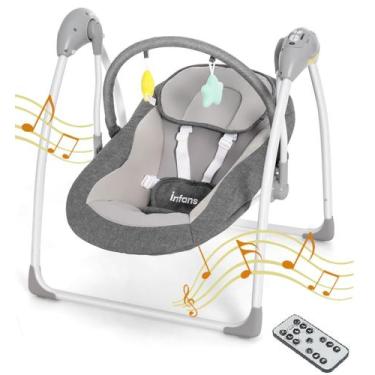 Imagem de Balanço Elétrico Portátil INFANS para Bebês (0-6 Meses)