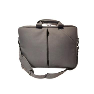 Imagem de Bolsa Transversal Notebook Pasta Mala Resistente Lisa Cinza