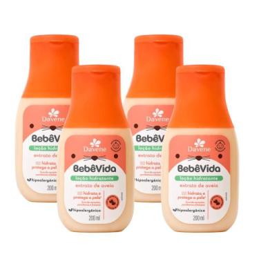 Imagem de 4UN Loção Hidratante Bebe Vida 200ml Davene