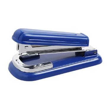 Imagem de Milageto Grampeador pesado 20 folhas Capacidade de alça leve leve para o manual ergonômico de encadernação de livreto, Azul