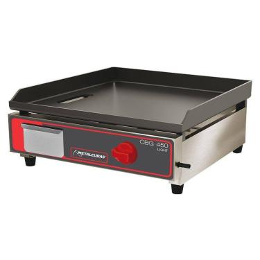 Imagem de Chapa Bifeteira A Gás Light  Metalcubas 45 Cm Com Prensa Cbg450lpp