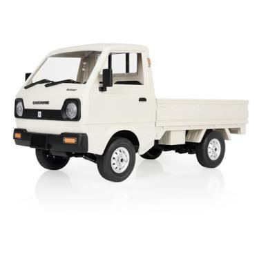 Imagem de WPL D14 RC Drift Car 1/10 4WD Off Road Truck 2.4 GHz Remote Control 4x4 Mini RC Kei Truck with 280 Motor, Proportional Throttle & Steering, Hobby Grade Vehicle RTR for Adults