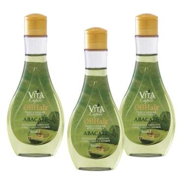 Imagem de Kit 3 und Óleo Capilar Vita Capili Abacate 80ml - Muriel