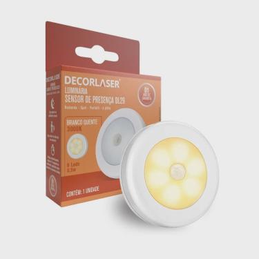 Imagem de Luminária de Emergência LED com Sensor Presença 3000k Decorlaser