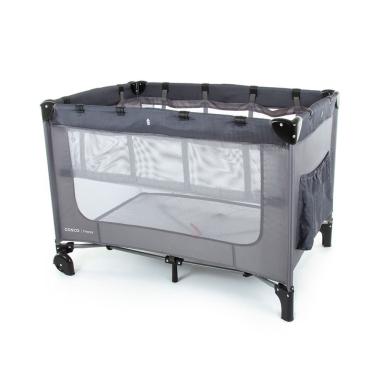 Imagem de Berço Portátil Cosco Happy Desmontável Com Trocador Até 15 Kg Cinza