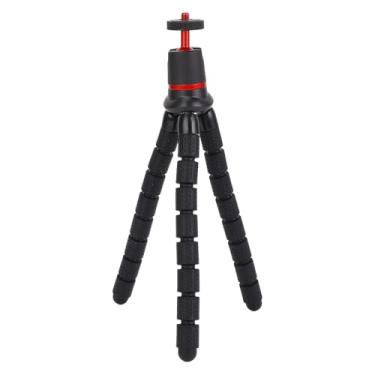 Imagem de 360 ° Tripé Rotativo para Smartphone e Câmera, tripé Portátil de Mesa de Metal Com Montagem de Parafuso de 1/4 de Polegada para Viagem, Bastão de Selfie, Gravação de Vídeo