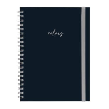 Imagem de Caderno Universitário Plus Solid Colors Grafite 1 Matéria