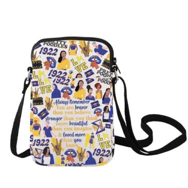Imagem de LEVLO Bolsa tiracolo Sorority 1922 Sorority Gift Greek Sorority Shoulder Bag 1922 Sorority Parafernalia Merch, Bolsa C 1922
