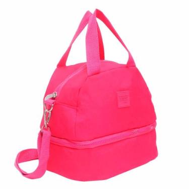 Imagem de Bolsa Sacola Térmica 2 Compartimento Lancheira Academia E Passeios Fec