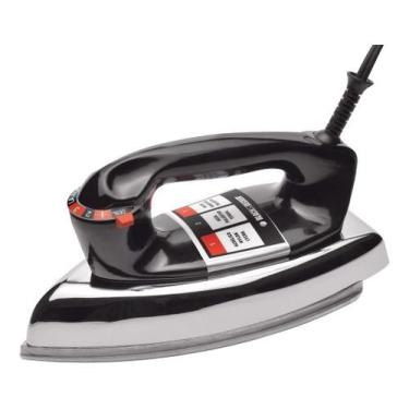 Imagem de Ferro de Passar 1100W a Seco Retrô Black + Decker VFA1110 - Atenção Vo