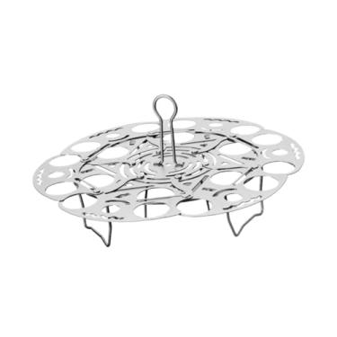 Imagem de Generic Rack do vapor, cesta de vapor, arredondamento de rack de vapor de serviço pesado e fácil de servir para panelas de cozinha, assando grelhar