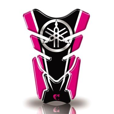 Imagem de Protetor De Tanque Adesivo Moto Factor Fazer Yamaha Diapazão Rosa Rosa