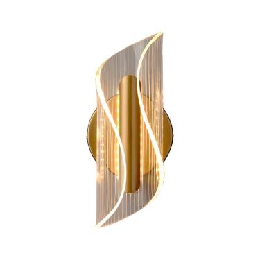 Imagem de Arandela Nitrolux Ala-002l Dourada Led Bivolt Dourado 6201