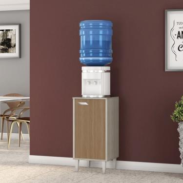 Imagem de Balcão Multiuso Porta Filtro Com 1 Porta Estonia Elmo/branco Hr Móveis