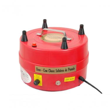 Imagem de Inflador De Balão Ib-04 Ouro Com Chave Seletora De Pressão Bonus Infladores 220v