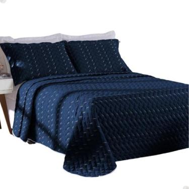 Imagem de Kit 3 Peças Cobre Leito King Size HT 400 Fios Bordado Hotel - MR Enxov