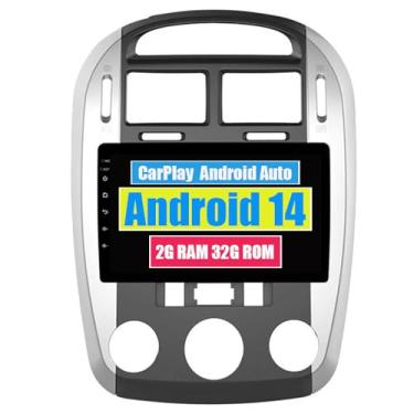 Imagem de RoverOne Central Multimídia para Kia Cerato 2008 2009 2010 2011 2012 com CarPlay Android Auto Navegação GPS Bluetooth Radio Estéreo WiFi