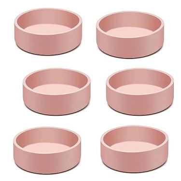 Imagem de Dootafy Pacote Com 6 Tigelas Individuais De Silicone Para Cozinhar Ovos No Micro-Ondas, Fritadeira A Ar, Forno - Rosa