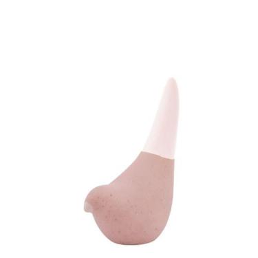 Imagem de Pássaro Duo Bege Decoração Enfeite Escultura 14cm - Mai Home, 11x14x5 