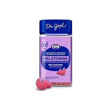 Imagem de Melatonina Sabor Morango 120 Gomas Fini Dr Good