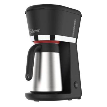 Imagem de Cafeteira Oster Black Com Jarra Térmica Inox 0,7L 110V