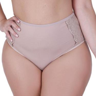 Imagem de Calcinha cintura alta Plus size confortável 46 ao 54 - c2 HOT PANT - T