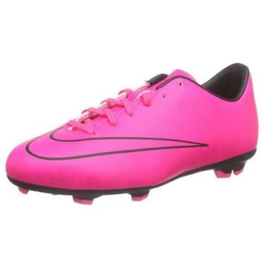 Imagem de NIKE Jr Mercurial Victory V FG Soccer Cleats (Hyper Pink, Black) (3.5)