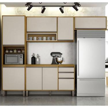 Imagem de Cozinha Modulada 4 Peças com Tampo Eduarda Plus CHF - CHF Móveis, Cina