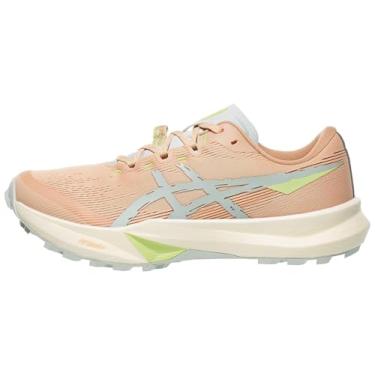 Imagem de ASICS Fuji Lite 6 Tênis de corrida masculino, Damasco claro/pedra de líquen, 39