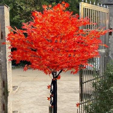 Imagem de DIHRVTHC Árvore de cerejeira artificial com ramos esvoaçantes elegantes – Sakura sintética feita à mão com curvas suaves e pétalas realistas para um estilo sofisticado em ambientes internos (2,5 x 2 m