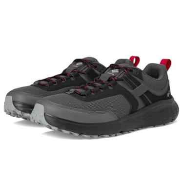 Imagem de Columbia Tênis masculino Konos Low para caminhada, Cinza escuro/vermelho montanha, 10.5 Wide