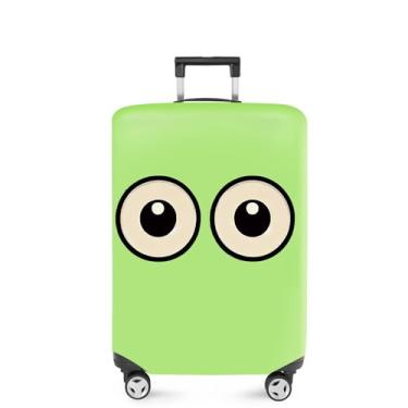 Imagem de ANNA QUEEN Capa de mala com flores, protetor de mala, capa de viagem para bagagem de 50 a 86 cm, acessórios de viagem de elastano extensível e lavável, #3, XL(fits 32-34Inch suitcase)