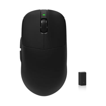Imagem de KYSONA Mouse para jogos sem fio Mercury, Ultalight de 41 g, sensor PAW3395, taxa de sondagem de 8K, 26000 DPI, 5 botões programáveis para PC/MAC/laptop, preto