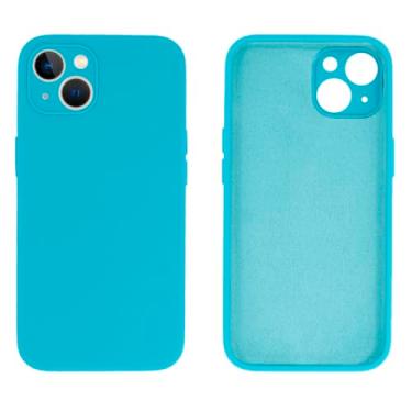 Imagem de Capinha Celular para iPhone 14 Plus Com Proteção de Câmera em Silicone com Interior Aveludado