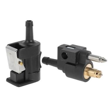 Imagem de REPAIROCK Conector de linha de combustível externo de 6 mm macho e fêmea de 6 mm Conexão de linha de gás marítimo para Yamaha 6HP 8HP 9,9HP 15HP Motors Tank Side No.6Y1-24305-06-00 Lado do motor Nº