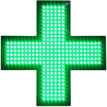 Imagem de Placa de dispensário de LED cruz médica. Acessórios de loja coletiva exibição verde decoração comercial de parede comercial para loja de argamassa de tijolos. Ultra brilhante L, XL, XXL Suspensão leve