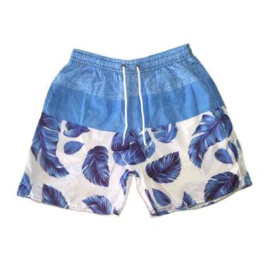 Imagem de Short  Bermuda Masculino Mauricinho Estampada Praia Estilo Neymar Plus