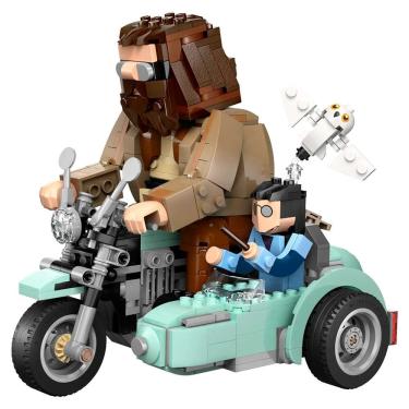 Imagem de Bloco de Montar - Harry Potter - Passeio de Moto de Hagrid e Harry - 617  peças - LEGO