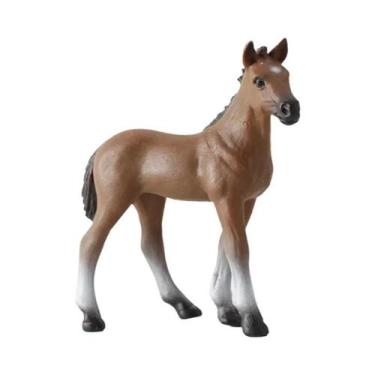 Imagem de Modelo Realista De Cavalo Simulado Da Vida Selvagem Sharma E Filhote B