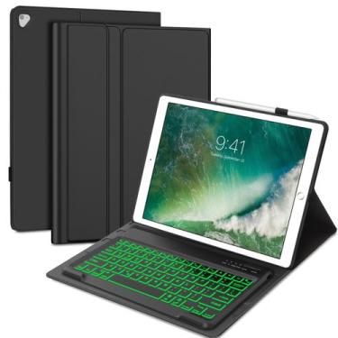 Imagem de Capa para iPad Pro 12.9 com teclado SENGBIRCH de 2ª geração preta