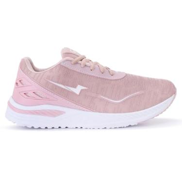 Imagem de Tenis Academia Masculino Feminino Cronos Casual Corrida Escolar Adulto Infantil Leve (Rosa/Branco, BR, Adulto, Numérico, 34)