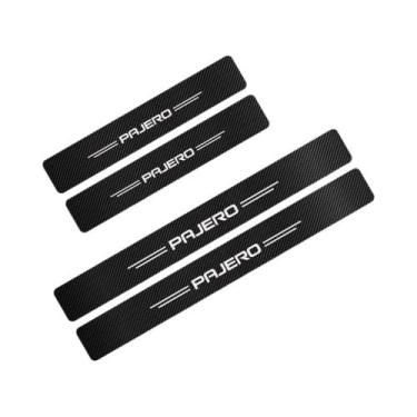 Imagem de Adesivos Para Soleira De Porta De Carro Mitsubishi Lancer Pajero ASX G