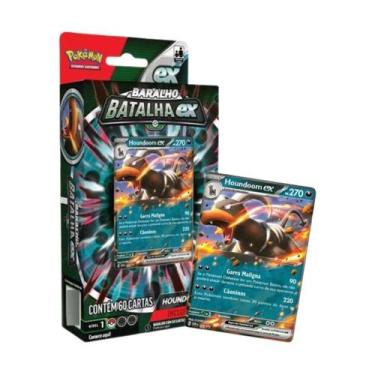 Imagem de Pokémon Deck Baralho Batalha Houndoom E Melmetal Ex Copag